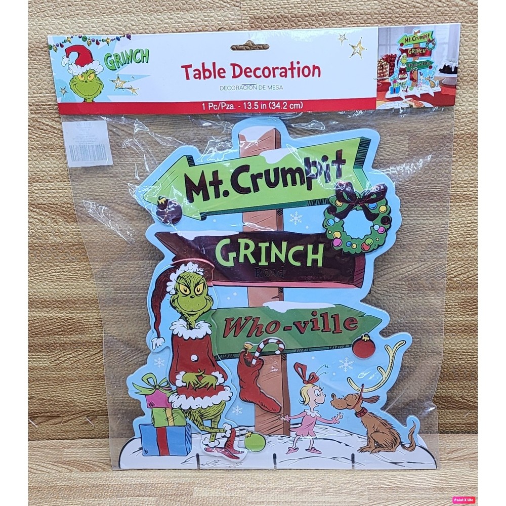 How the Grinch Stole Christmas 13.5" Table Top Decoration New